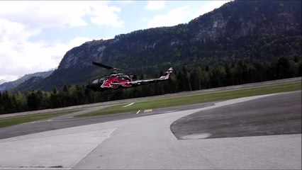 Un atterrissage manqué d'un hélicoptère Bell AH-1 Cobra en Autriche