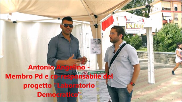Caivano, intervista ad Antonio Angelino membro del PD per la Festa democratica dell'unità
