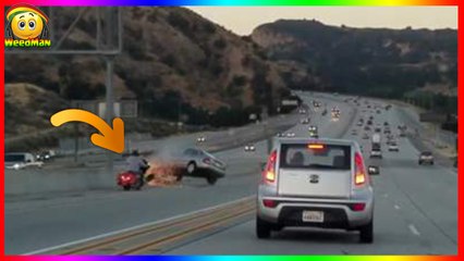 Road Rage entre un motard et un automobiliste qui fini trés mal en californie ! (Santa Clarita) 23.06.2017