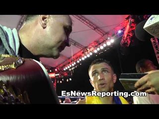 vasyl lomachenko after his win over gary russell jr EsNews