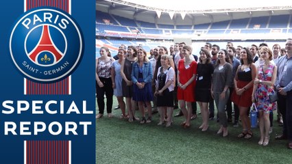 The partners at the Parc des Princes