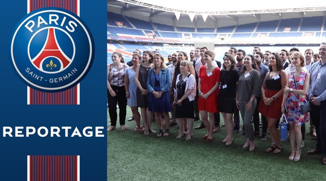 Les partenaires réunis au Parc des Princes