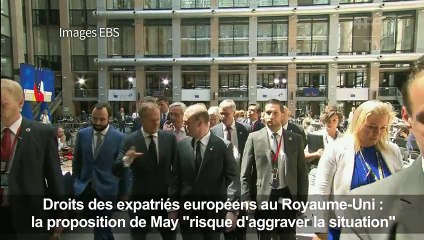 Brexit: May "risque d'aggraver la situation" des citoyens (Tusk)