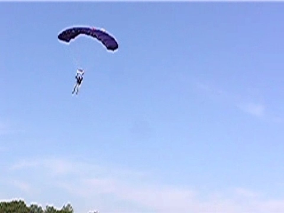 atterrissage en parachute