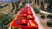 20 Lightning McQueen in Trouble with Train Disney Pixar Cars Crash & Superheroes Cartoon f