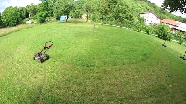 Passer la tondeuse... SANS SE FATIGUER !! LOL