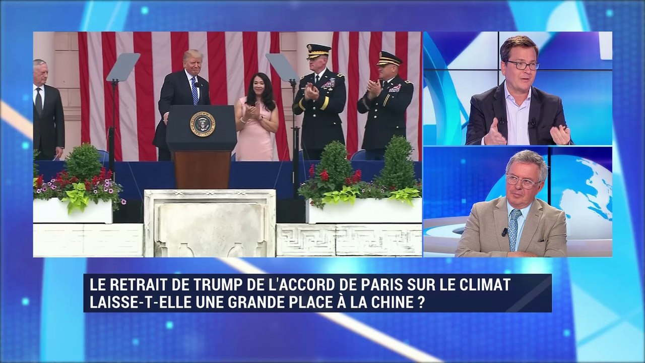 Le retrait de Trump de l'accord de Paris sur le climat laisse t'elle une grande place à la chine ? - 24/06