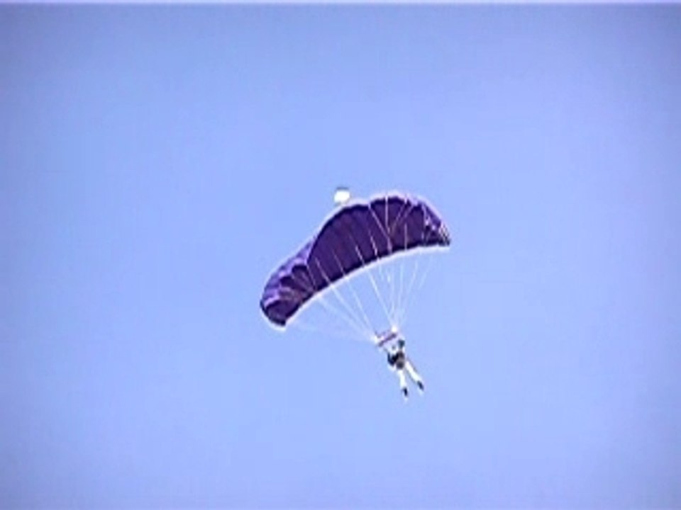 atterrissage en parachute