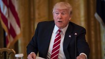 Trump teases at Veterans Affairs secretary at bill signing
