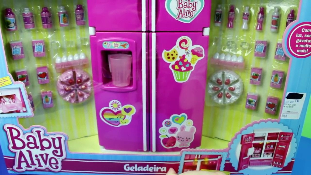 Mega Geladeira Completa Baby Alive Tia Fla
