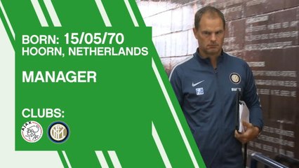 Frank de Boer - manager profile