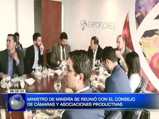 Ministro de Minería se reunió con el Consejo de Cámaras y Asociaciones Productivas