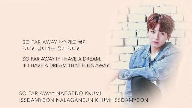 BTS Suga, Jin, & Jungkook so far away (SUGA, 진, 정국 Ver.) [Han|Rom|Eng lyrics]