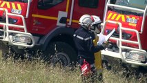 Alpes-de-Haute-Provence : Le préfet a assisté à un exercice incendie grandeur nature au dessus de Gréoux-les-Bains