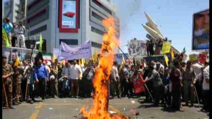 Los iraníes marchan a gritos de "Muerte a Israel y a EEUU" en día de Al Quds