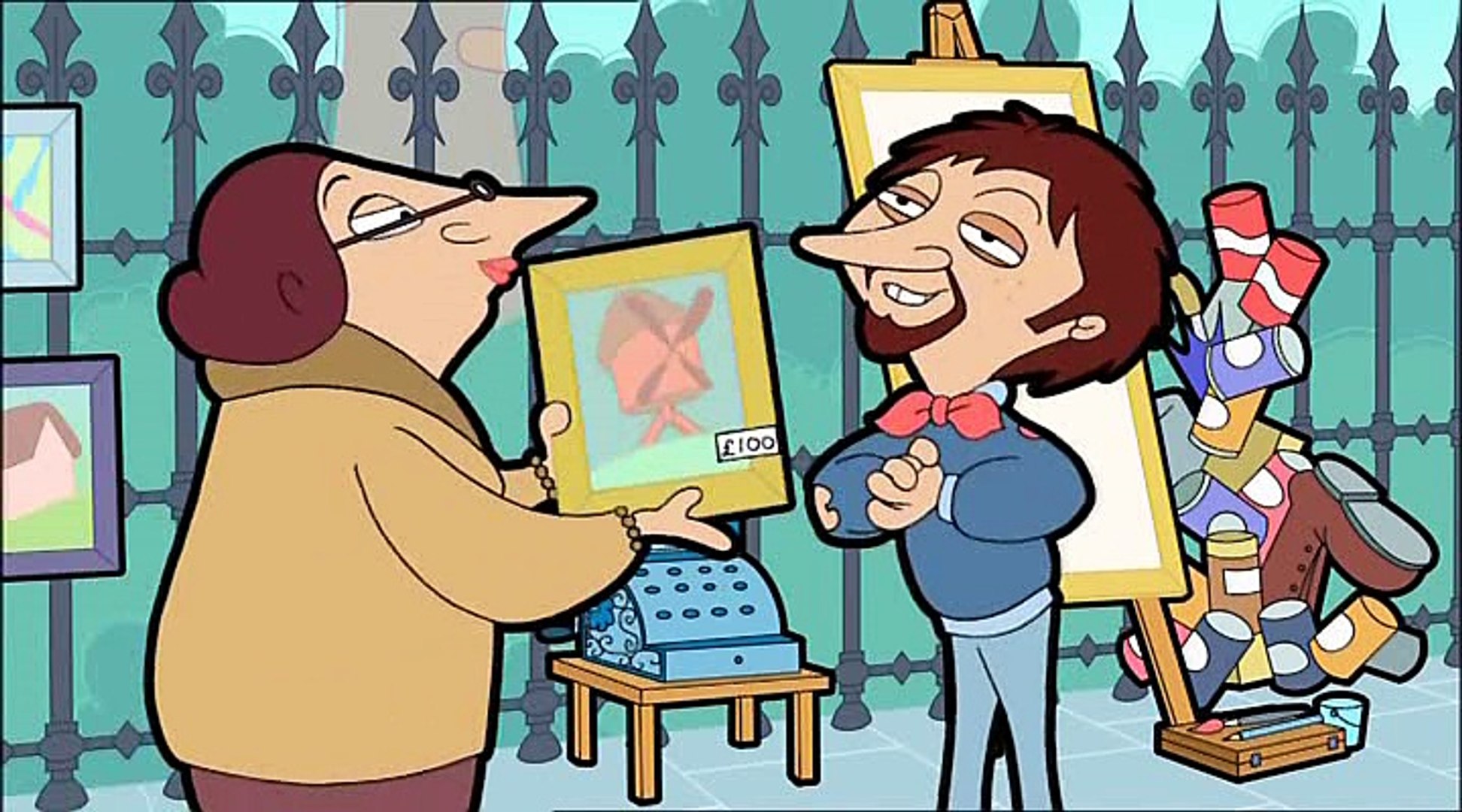 Mr Bean Place A L Artiste Serie Animee N 6 24 En Francais Video Dailymotion