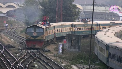 Brahamaputra Express Train Left Kamlapur Railway Station in 4K