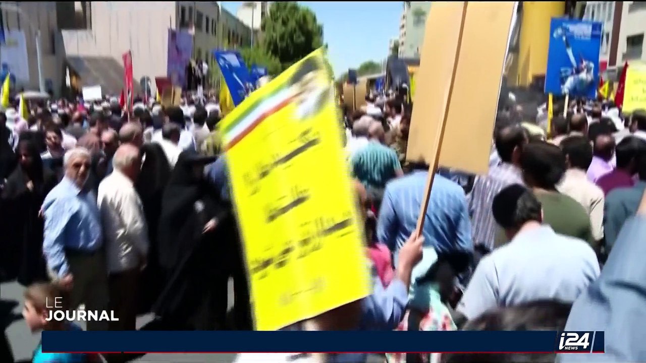 Défilé pro-palestinien à Téhéran: manifestation annuelle pour la journée d'Al-Qods, dite de Jérusalem