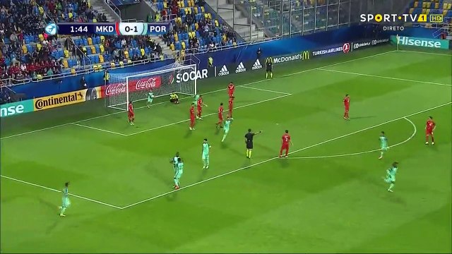 Edgar Ie Goal HD - FYR Macedonia U21 0 - 1 Portugal U21 - 23.06.2017 (Full Replay)