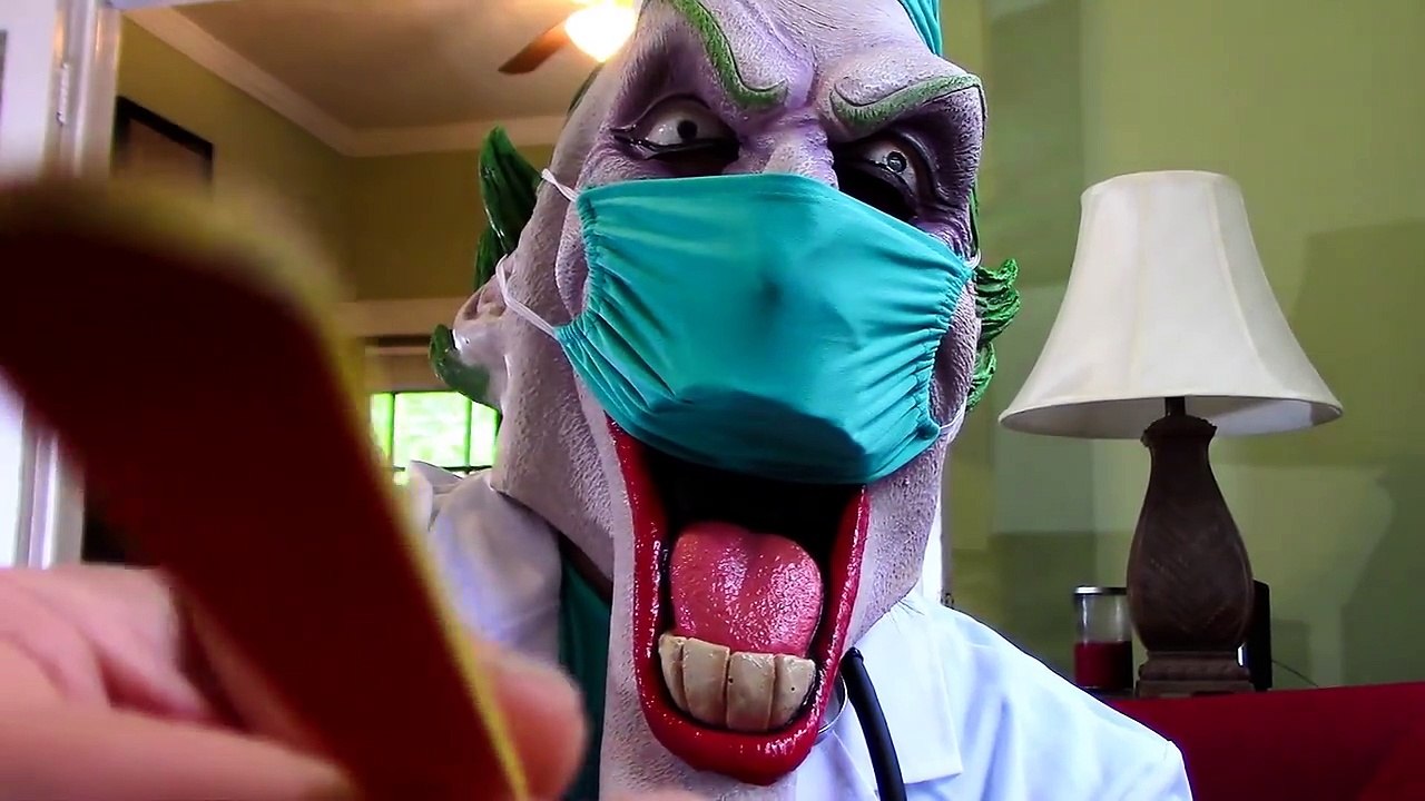 Spiderman vs Doctor Joker & giant needle: Spiderman Sick funny superhero video