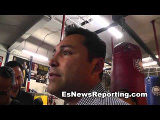 oscar de la hoya on soto karass vs alexander - EsNews boxing