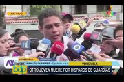 Otro joven muere por disparos de guardias durante protesta en Venezuela