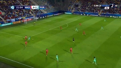 0-2 Bruma Goal HD - Macedonia U21 vs Portugal U21 23.06.2017 - Euro U21 HD