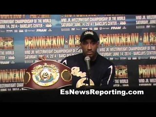 Demetrius Andrade post fight EsNews