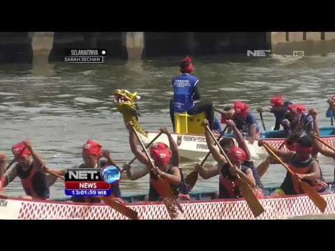 Keseruan Lomba Dayung Perahu Promosikan Kota - NET12