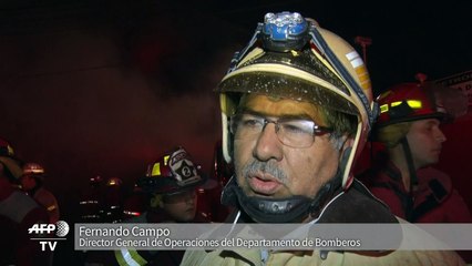 Cuatro desaparecidos y ocho heridos por voraz incendio en Lima