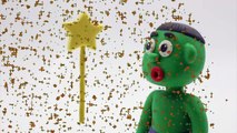 Hulk Bad Baby Play Car Break the head ❤ Superhero In Real Life Stop Motion Play Doh For Ki