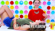 5 POPULAR INSTAGRAM BEAUTY TRENDS (DIY Feather Eyebrows, Colored Mascara, Drippy Lips, Etc