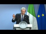 Bruxelles - Gentiloni al termine del Consiglio europeo (23.06.17)