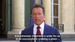 'We all breathe the same air': Schwarzenegger on climate change