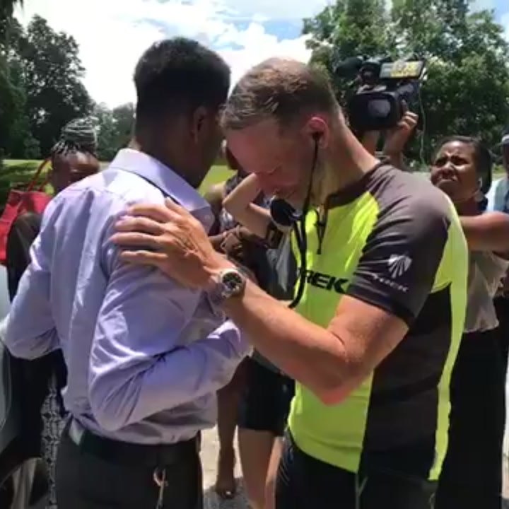 This father biked from Wisconsin to Louisiana to listen to his late daughter’s heartbeat [Mic Archives]