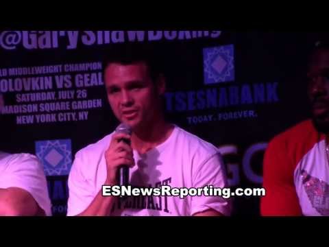 Gennady Golovkin vs Daniel Geale NY Press Conference -EsNews