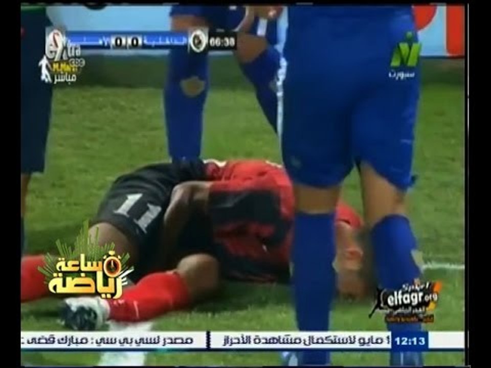 #ساعة‪_‬رياضة | شاهد…لحظة أنفعال إبراهيم فايق بسبب تصرف حسام غالي في مباراته أمام الداخلية