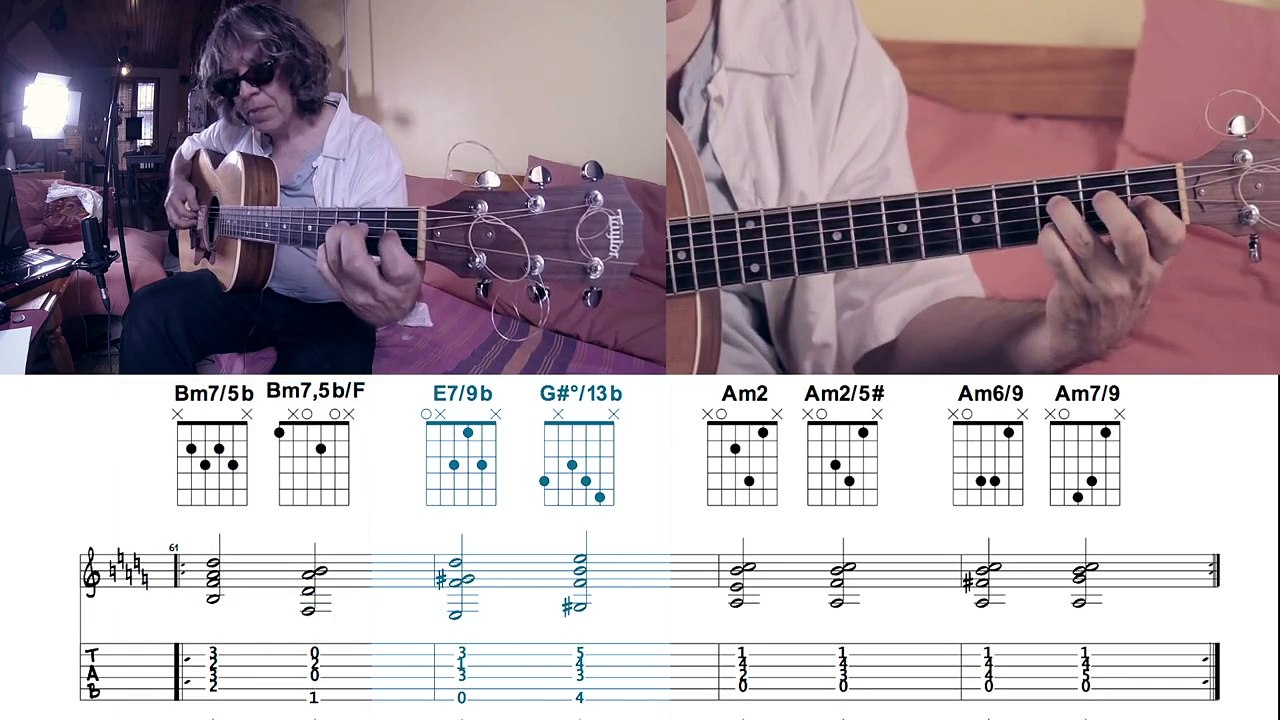 JAZZ / BOSSA CHORDS 2-5-1 IN A MINOR (16/24)