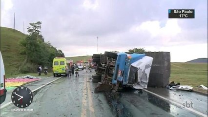 ES: Polícia prende dono da carreta envolvida em grave acidente
