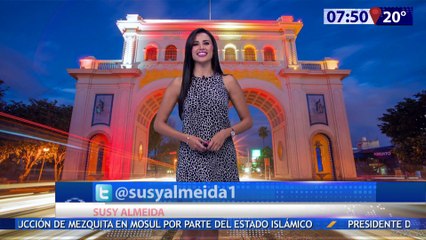 Susana Almeida Pronostico del Tiempo 23 de Junio de 2017