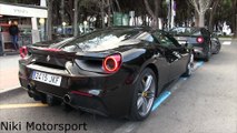 Ferrari 488 GTB and F12 Berlinetta in Madrid