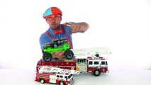 Monster Truck To this videos for toddlers - 21 minutes with Blippi Toy _