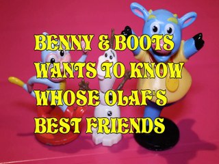 BENNY & BOOTS WANTS TO KNOW WHOSE OLAF'S BEST FRIENDS + DORA THE EXPLORER FROZEN DISNEY Toys Kids Video