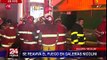 Incendio en Las Malvinas: fuego se reaviva en galería Nicolini