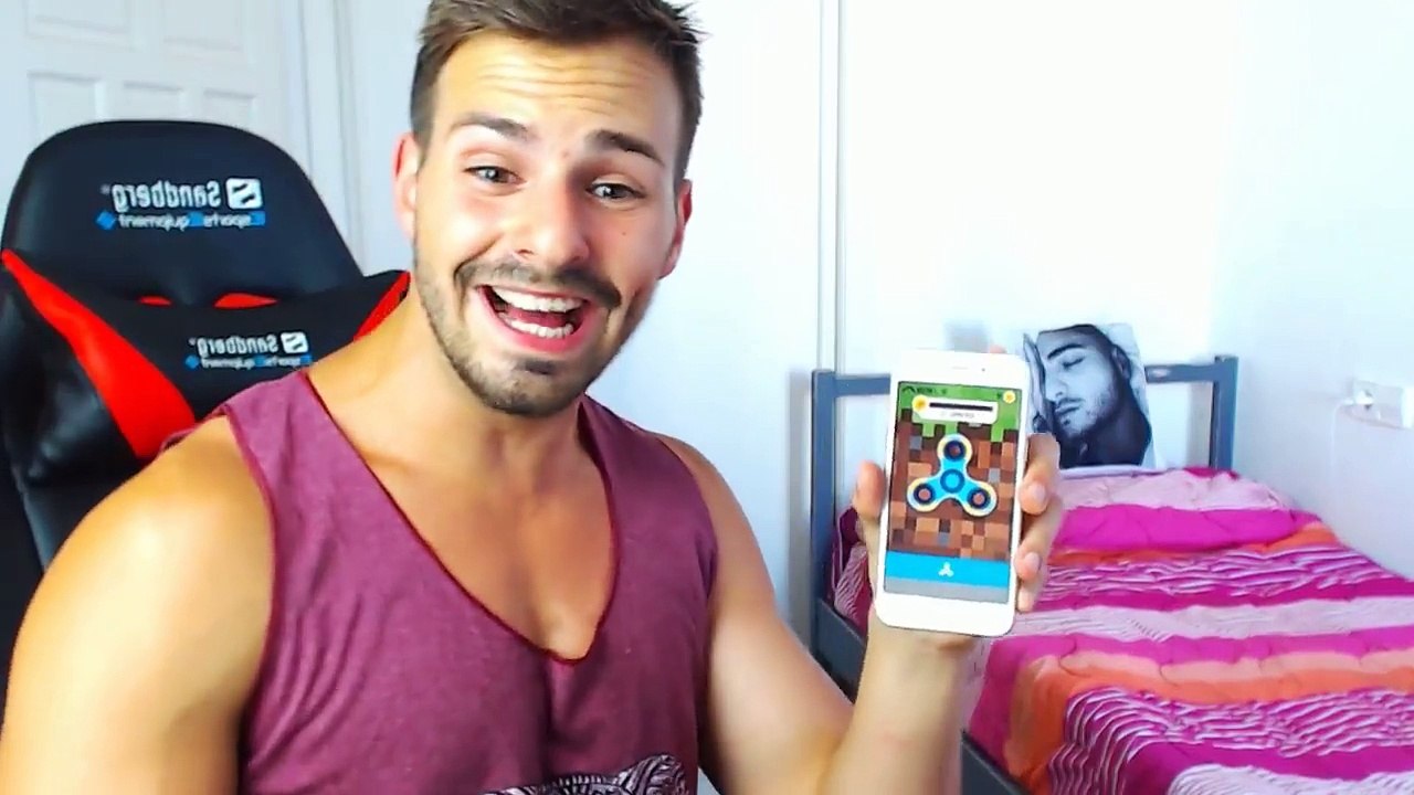 JUGANDO con un FIDGET SPINNER, casi ME PARTE UN DIENTE (Ver para creer)