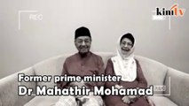 Mahathir forgets script in adorable Raya video