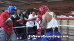 Marcos Maidana (147) vs mikey Garcia (130) Sparring EsNews boxing