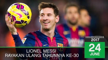 Descargar video: BORN THIS DAY: Sepakbola: Selamat Ulang Tahun Ke-30 Lionel Messi