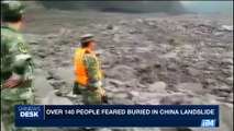 i24NEWS DESK | Over 140 people feared buried in China Landslide | Saturday, June 24th 2017
