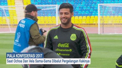 VIRAL: Sepakbola: Saat Pergelangan Kaki Ochoa Dan Vela Sama-Sama Dibalut